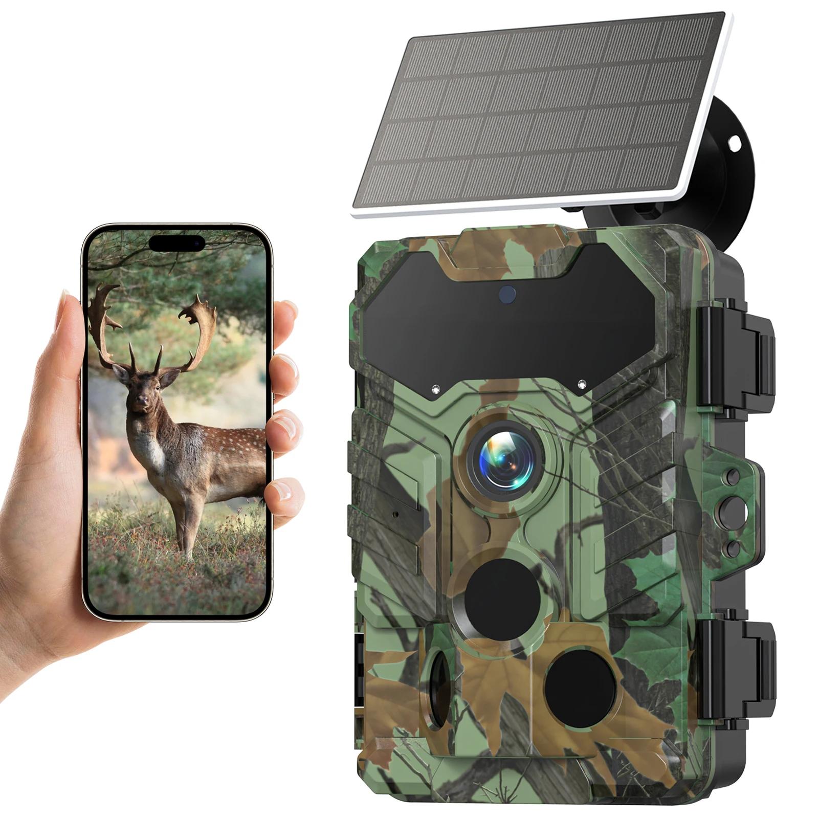 Trail Camera Infrared - Solar Camera Outdoor Wireless Trail Camera