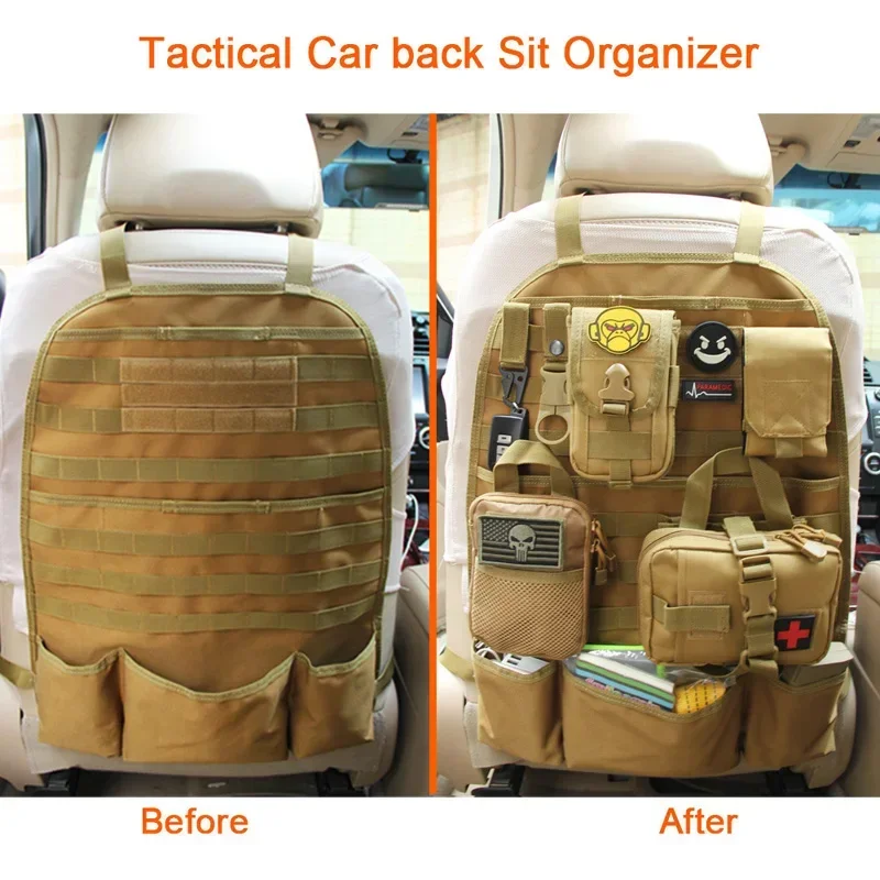 Multi-function Molle Car Seat  - đánh giá và giá Outdoor Hunting Gear Storage