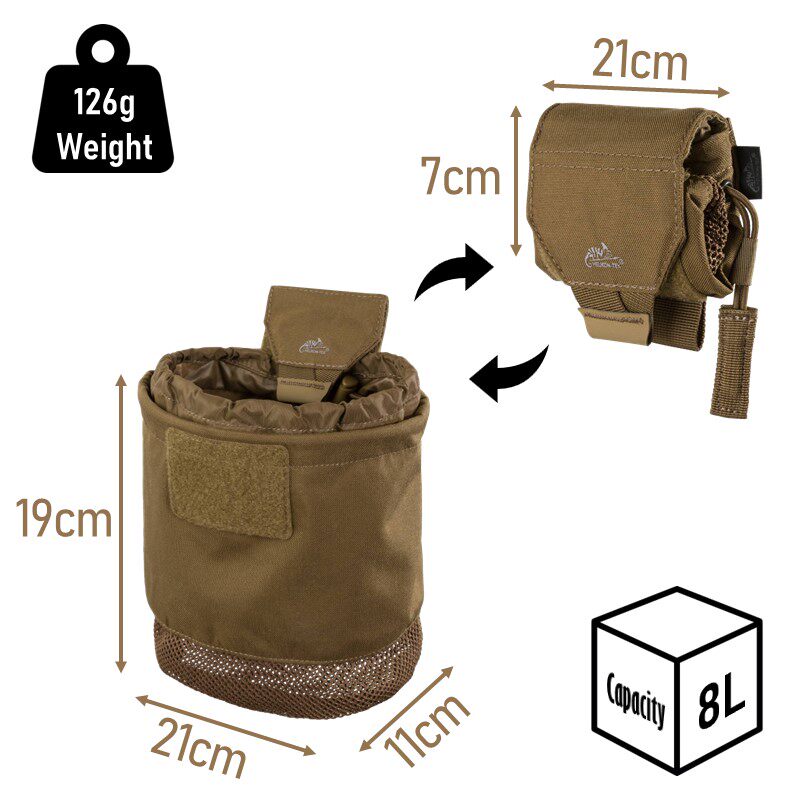 Tactical MOLLE Dump Pouch with - đánh giá và giá Outdoor Hunting Gear Storage