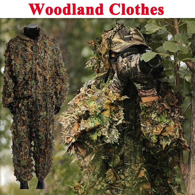 Outdoor 3D Foliage Ghillie Sui - đánh giá và giá Hunting Outdoor Game