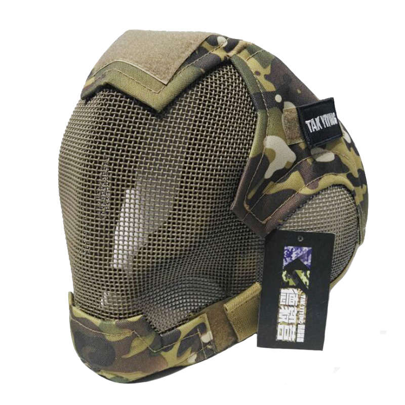 TAK YIYING Airsoft Mask Full F - đánh giá và giá Camo Face Paint