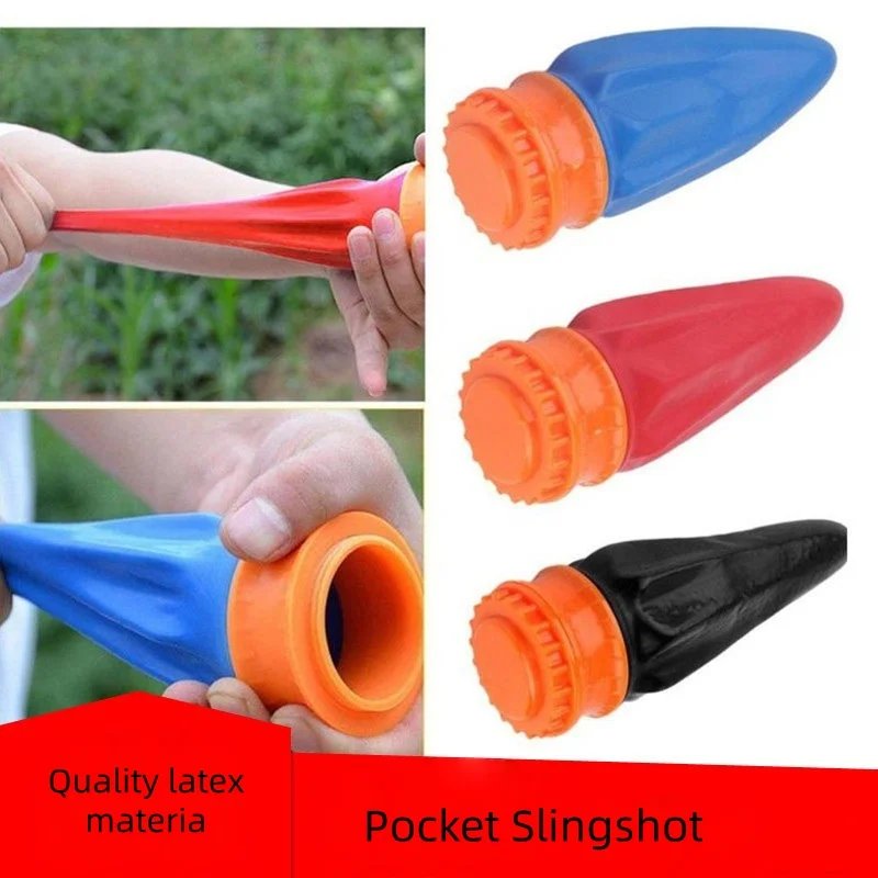 1PC Pocket Slingshot Latex Min - đánh giá và giá Outdoor Hunting Games For Kids
