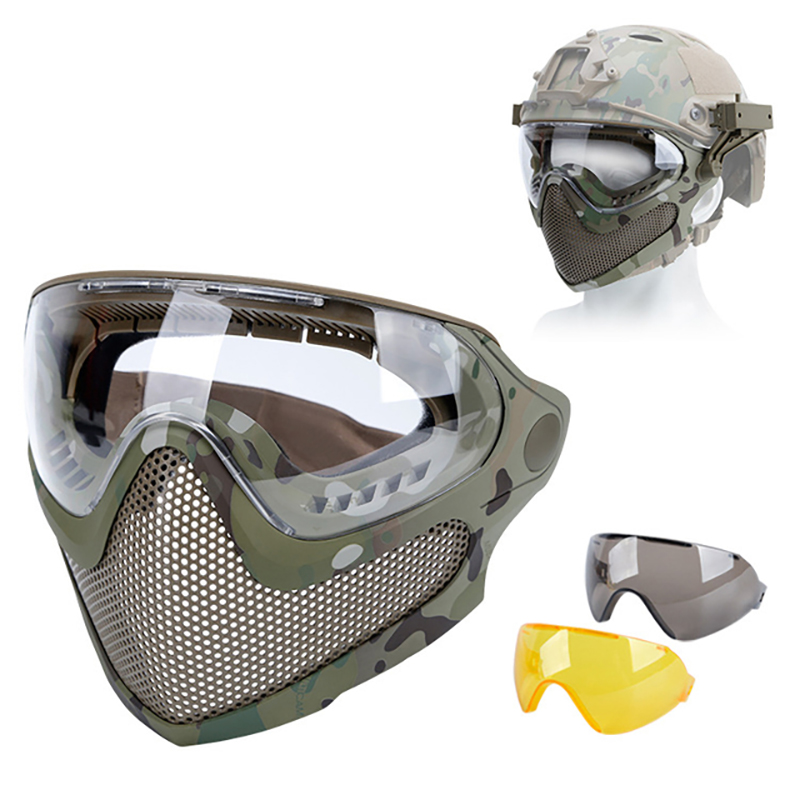 Tactical Full Face Mask Paintb - đánh giá và giá Camo Face Paint