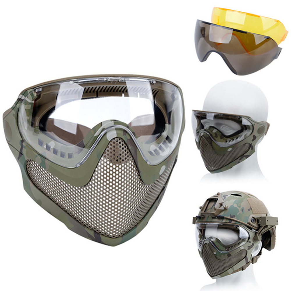 Tactical Full Face Mask Paintb - đánh giá và giá Camo Face Paint