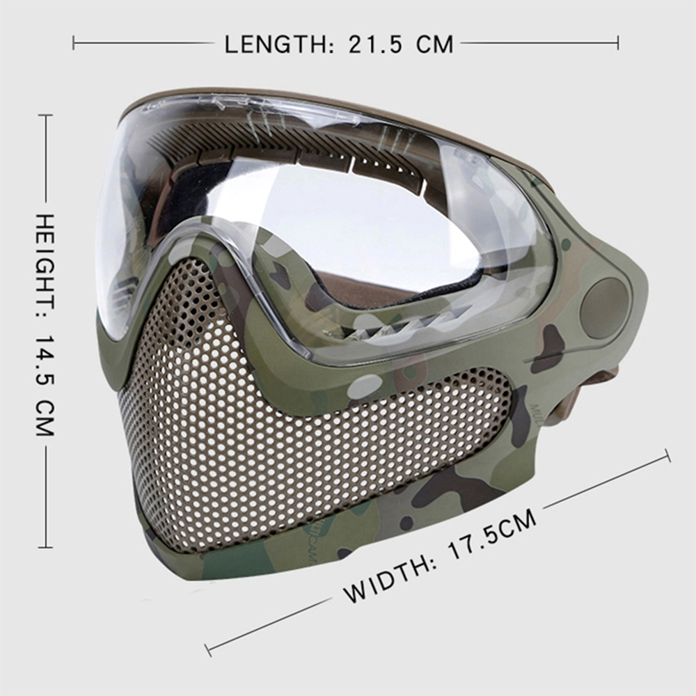 Tactical Full Face Mask Paintb - đánh giá và giá Camo Face Paint