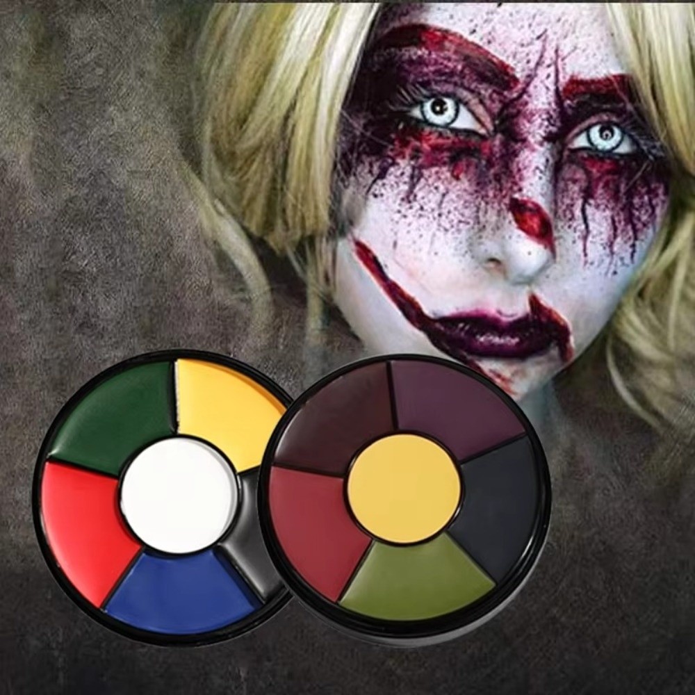 SFX 6 Colors Face Paint Palett - đánh giá và giá Camo Face Paint