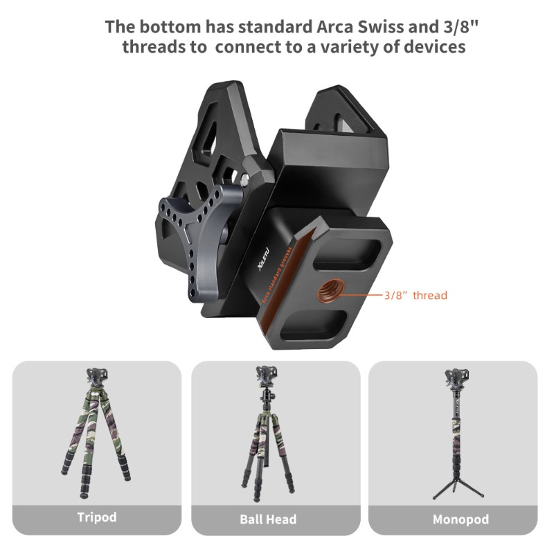 Aluminum Alloy Clamp Mount Tri - đánh giá và giá Outdoor Hunting Prints